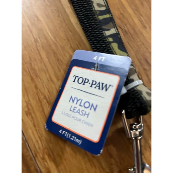 Top Paw 4’ Nylon Camo Leash- NEW - Picture 3 of 3